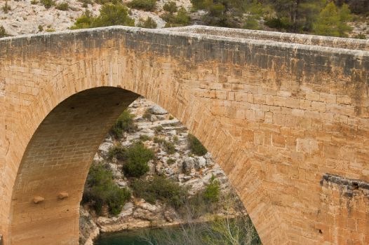 Detail of the Vadocañas bridge