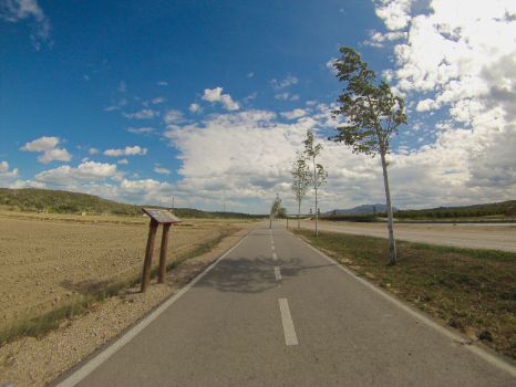 Panel interpretativo sobre la Torre de Campredo