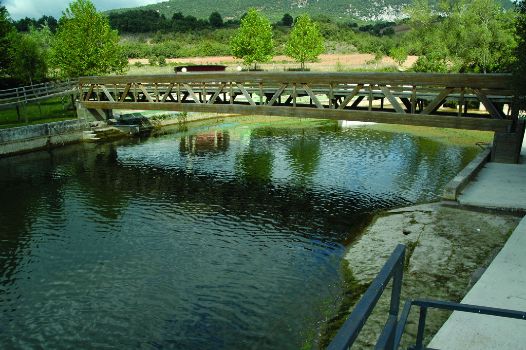 Zona de baño del Parque del Fresnedo