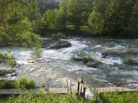 Rápidos en el río Segre