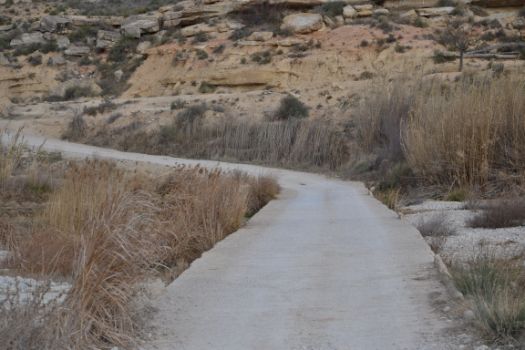 Badén para cruzar el Matarraña
