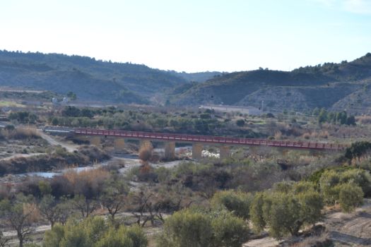 Puente sobre el río Algars, a la salida de Nonaspe