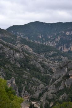 El valle del Matarraña desde la subida a Sant Miquel