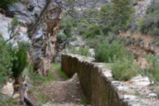 La antigua acequia se ha reacondicionado para su uso peatonal
