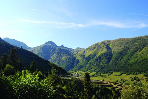 Vista de la boca norte del Túnel de Vielha