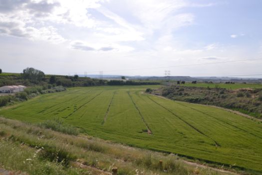 Views from one of the dams of the Utxesa reservoir