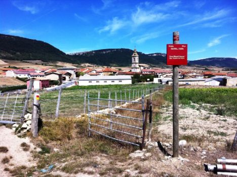 Ascenso por el encinar que tapiza las faldas del Monte Hornillos