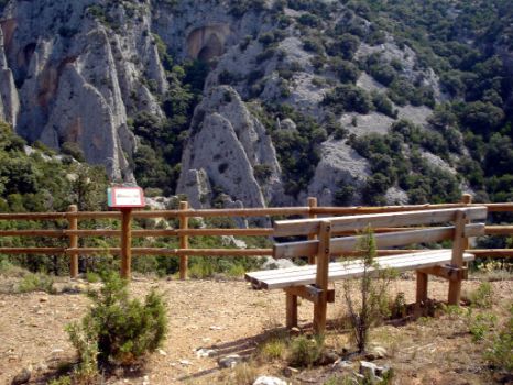 Formación caliza de los Canales de Adahuesca