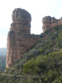 The peculiar rock formation called Huevo de Morrano