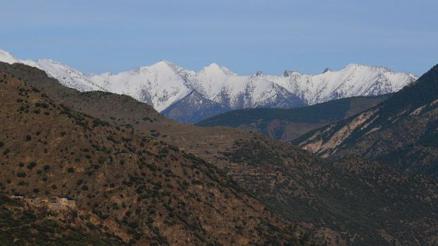 Vistas del Alto Pirineo Leridano desde la ermita de Sant Josep d’Olp