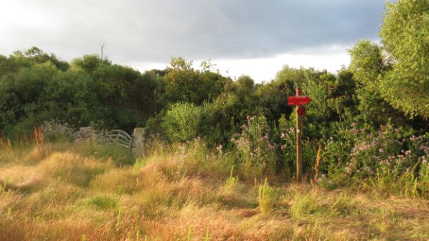 Señalización en paisaje agrícola tradicional menorquín