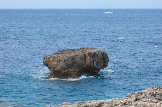 Panorámica del mar Mediterráneo desde el Camino Natural