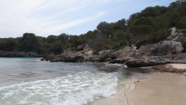 Zona rocosa de Cala en Turqueta