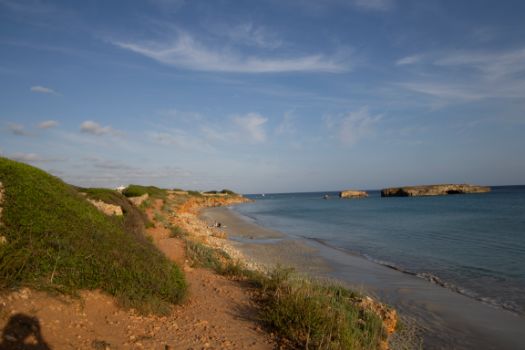 The Nature Trail runs along Binigaus beach
