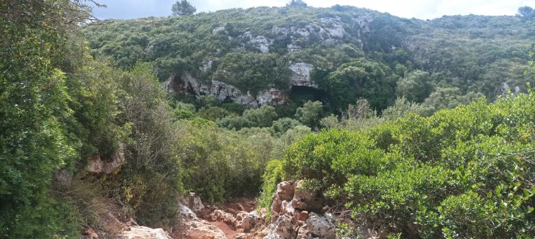 Descenso de la etapa 17 por el barranco de Santo Domingo