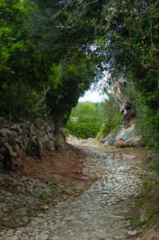Metros finales de la etapa 19 del Camino Natural Camí de Cavalls