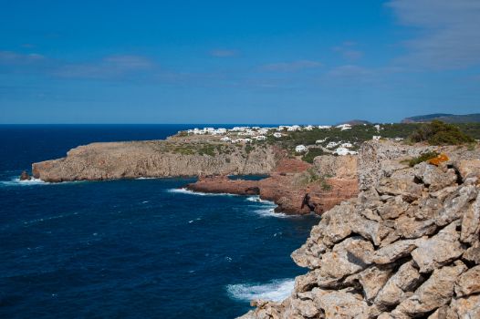 Panorámica de Cala Morell y su costa