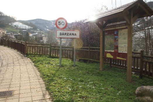 Final de la etapa, en Bárzana 
