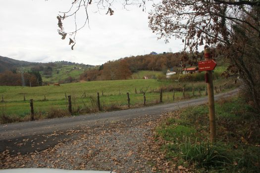 La ruta continúa por carretera asfaltada en dirección a Vibañu