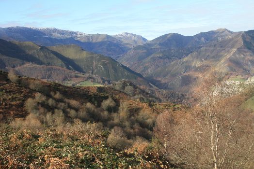 Impresionante panorámica en el camino