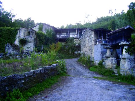 Entrada a la localidad de A Fraga