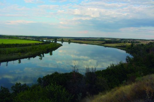Vista panorámica del río desde Castronuño