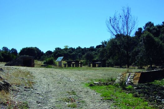 Área de descanso de la Santa