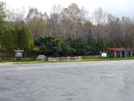 Área recreativa junto al camino