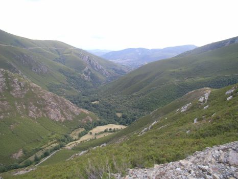 View towards the valley