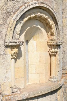 Ermita de Santa Cecilia. Ventana del ábside