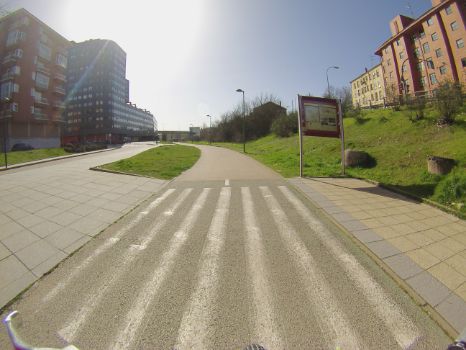 Panel urbano del Camino de San Olav