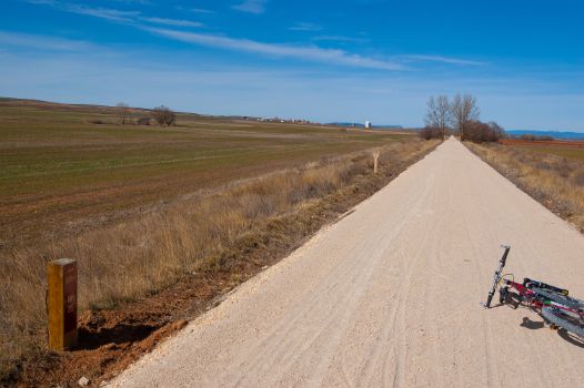 Vista atrás desde el punto kilométrico 25