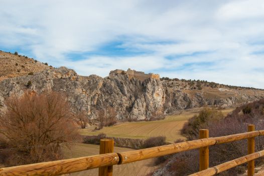 Castillo de Ciria desde el Camino Natural