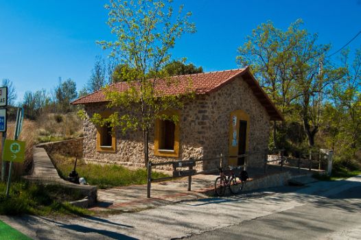 Old Santa Bárbara level crossing box