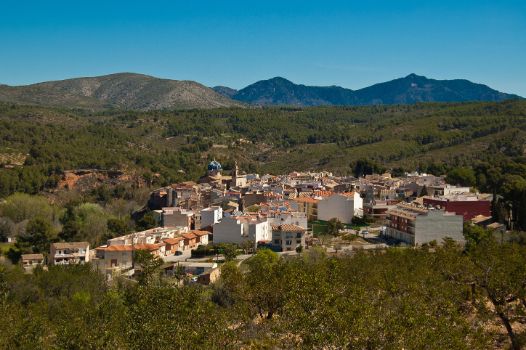 Panoramic view of Navajas