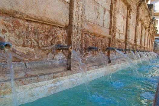 Fuente de los Veinte Caños en Daroca