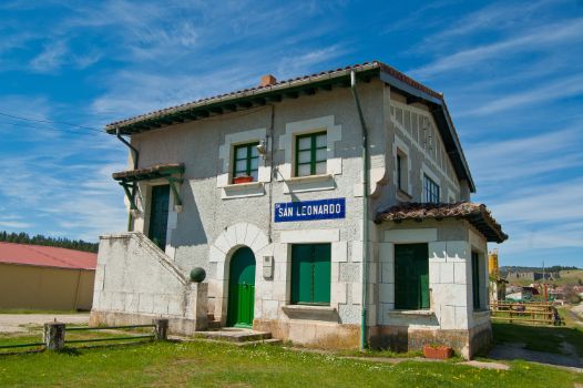 Antigua estación de San Leonardo de Yagüe