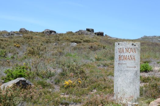 El Camino intenta seguir el trazado de la Vía Nova romana