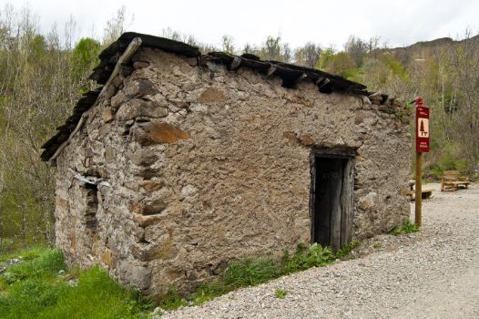 Área de descanso en Camino Natural