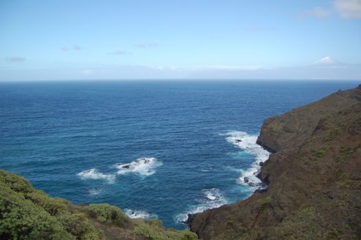 Punta Sabina con el Teide al fondo
