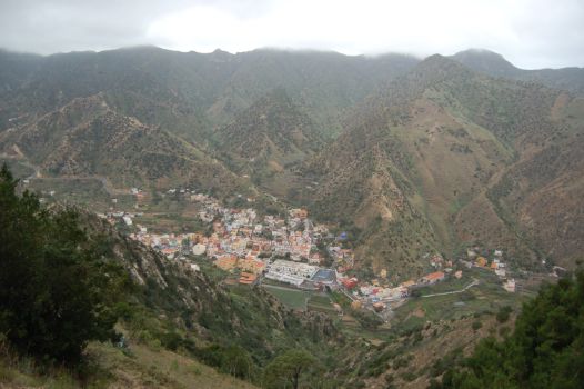 Panorámica de Vallehermoso