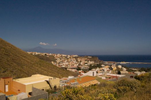 Panorámica de San Sebastián de La Gomera desde el Camino Natural