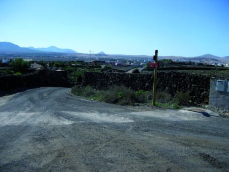 Panorámica del pueblo de Lajares