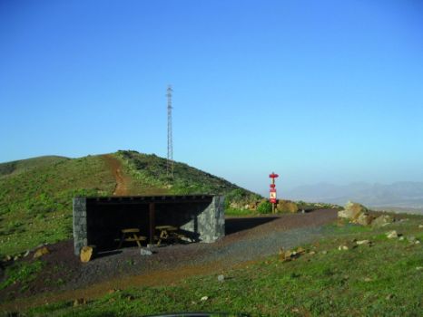 Área de descanso en la Degollada de Tegetuno