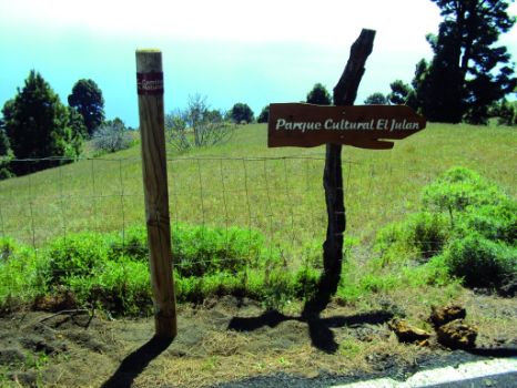 La ruta pasa por el Parque Cultural El Julán