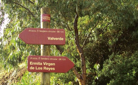 Señal vertical de la ruta