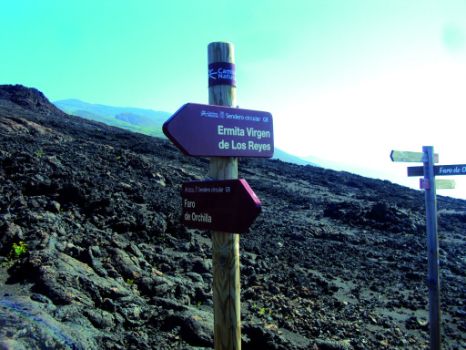 Paisaje volcánico característico de esta etapa