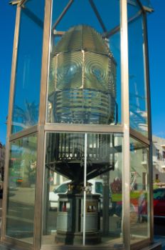 Antigua óptica del Faro de Barlovento