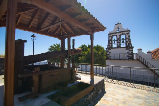 Lagar tradicional junto a  la iglesia de Nuestra Señora de La Candelaria, En Tijarafe