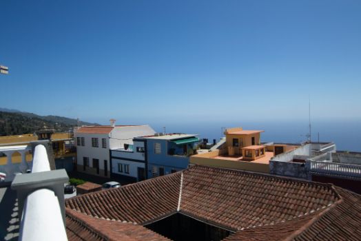 Vistas de Tijarafe desde la plaza de la iglesia